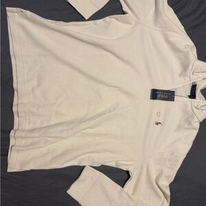 Ralph Lauren Cream Textured Zip-Up BRAND NEW